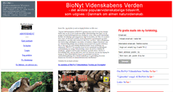 Desktop Screenshot of bionyt.dk